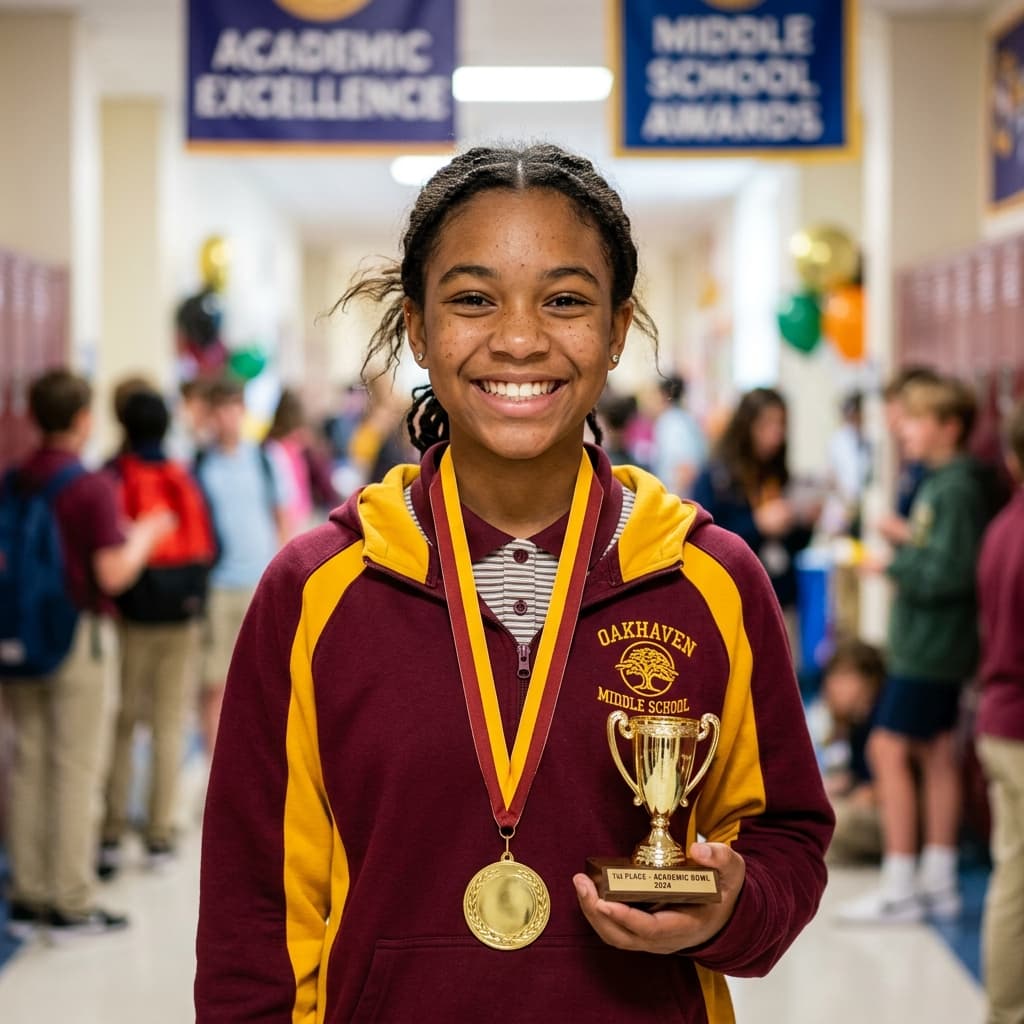 12-year-old wins national science olympiad first place